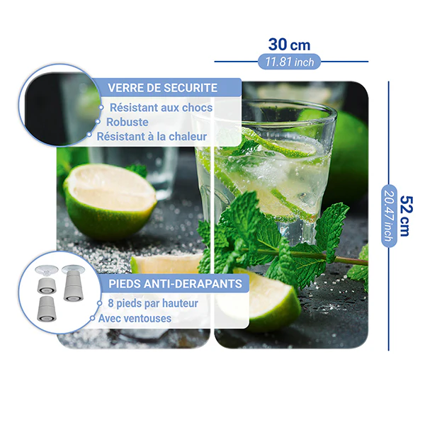 Set 2 couvre-plaques Mojito Wenko by Maximex - Image 3